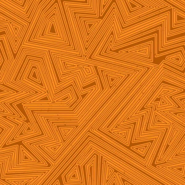 Couleur orange motif sans couture géométrique . — Image vectorielle