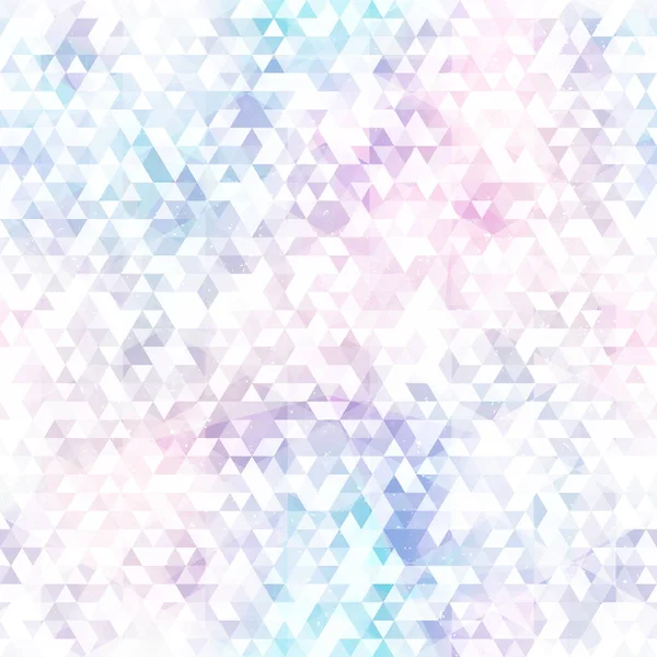 Pastell färg triangel sömlösa mönster. — Stock vektor