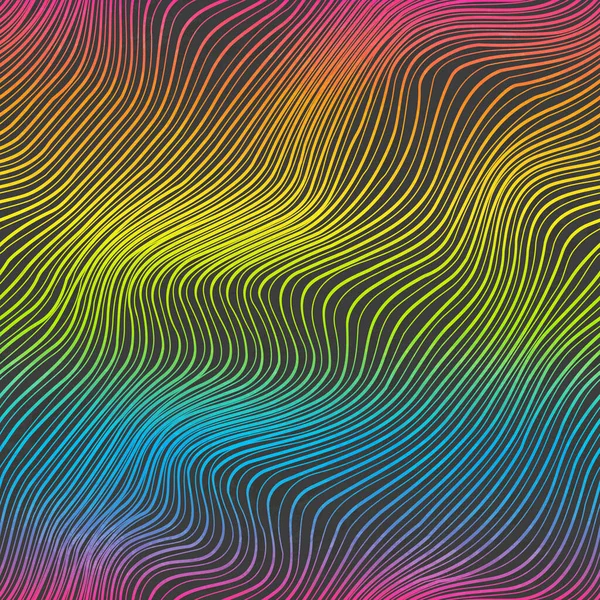 Rainbow ränder seamless mönster. Vektorgrafik