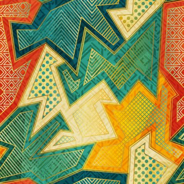 Retro kumaş seamless modeli