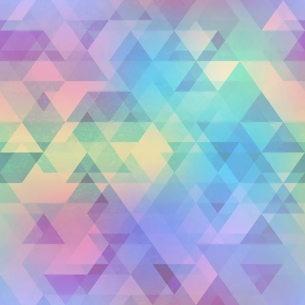 Pastel barva trojúhelník vzor. — Stockový vektor