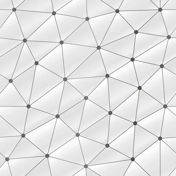 White web triangle seamless pattern — 스톡 벡터