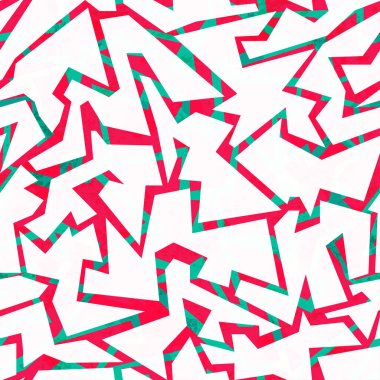 Kırmızı grafiti seamless modeli