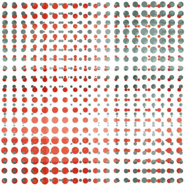 Kırmızı nokta seamless modeli