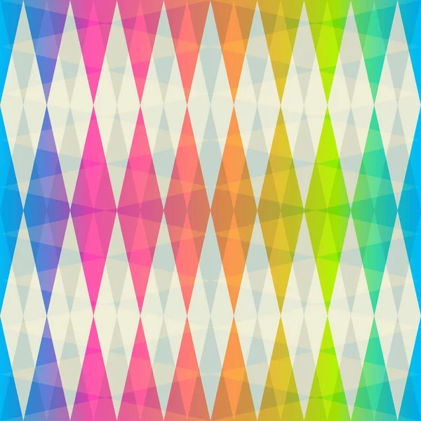 Rainbow rhombus seamless pattern — Stock Photo, Image