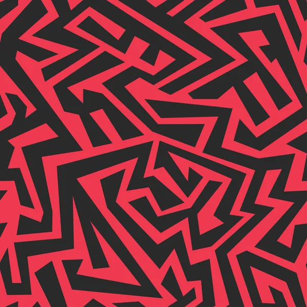 Röd tribal seamless mönster — Stockfoto