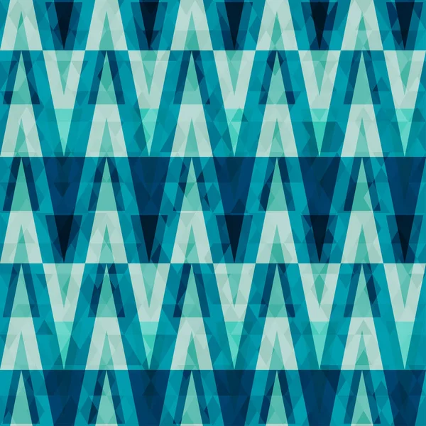 레트로 크리스탈 삼각형 완벽 한 패턴 — 스톡 사진