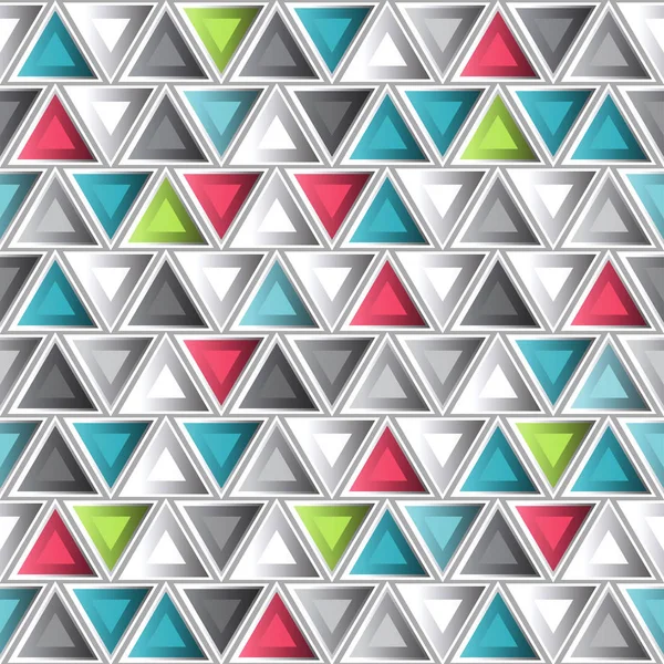 Abstract colored triangle seamless pattern — Stock Photo, Image