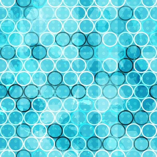 Grunge blue circle seamless — Stock Photo, Image