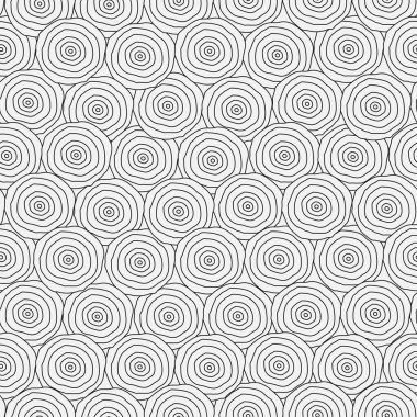 tek renkli daireler sorunsuz doku