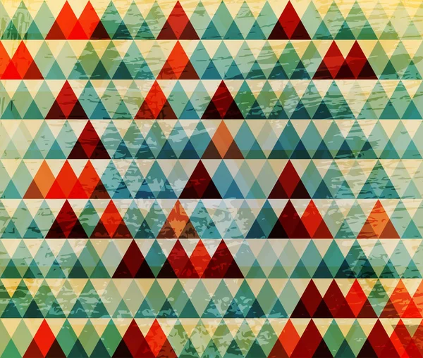 레트로 삼각형 패턴 — 스톡 사진
