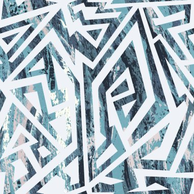 Mavi renk kabile grunge deseni