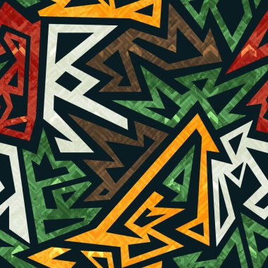 grunge etkisi ile kabile seamless modeli