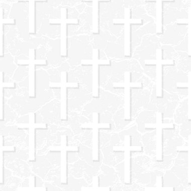 Taş etkisi olan beyaz haç deseni
