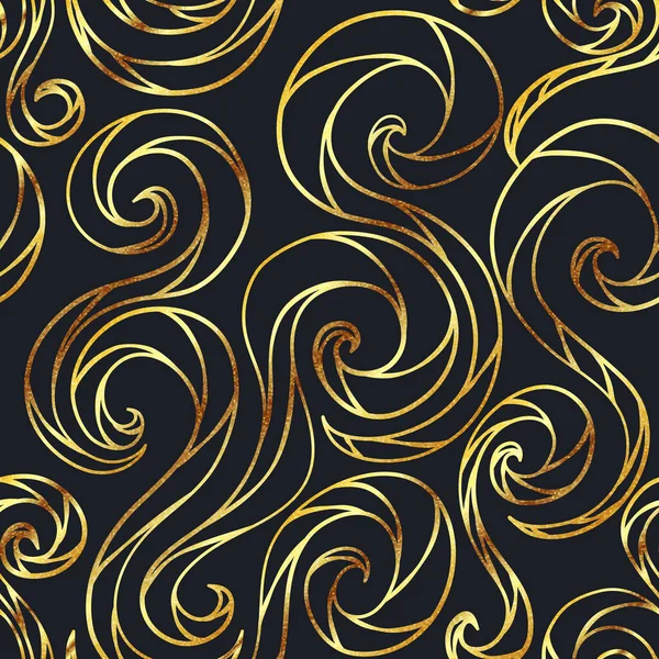 Altın eğri çizgi deseni