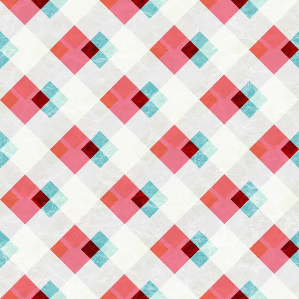 Texture Mosaïque Rétro Avec Effet Grunge — Image vectorielle