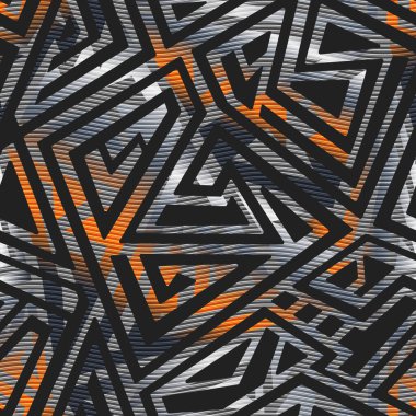 Karbon efektli metal geometrik desen (raster versiyonu)