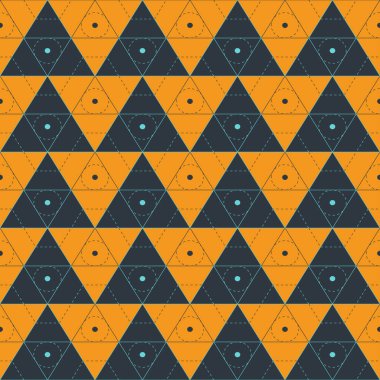 Renkli ızgarasız desen