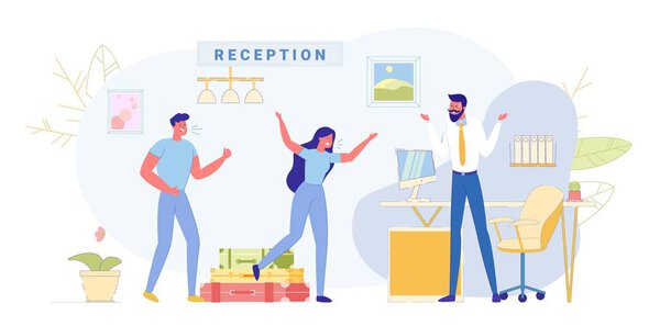 Conflict Situation with Customers at Entrance.