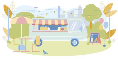 Sokak Gıda Festivali Kamyonu veya Seyyar Yemek SancağıName