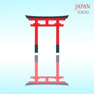 Japonya Turist Çekimi Metinli Seyahat Posteri