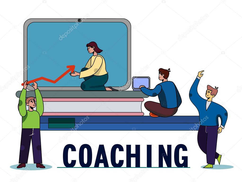 Confident Business Coach Group on Coaching Poster