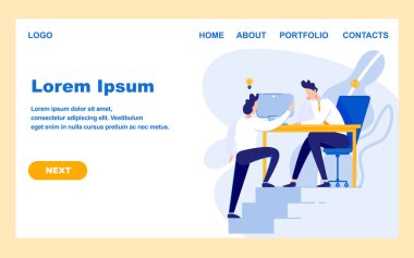 Business Company Başlangıç Sayfa Tasarımı Şablonu