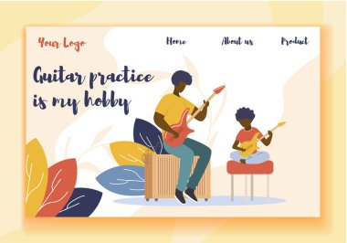 İniş Sayfası Sunumu Gitar Çalma Tanıtımı