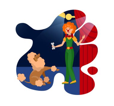 Komik Soytarı ve Kaniş Renkli Çizim