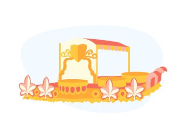 Samba Dansçıları Kızları İçin Dekoratif Platform Taşıma