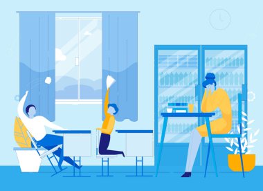 Okul sınıfında dikkat eksikliği olan çocuklar kötü davranışlar sergiliyor..