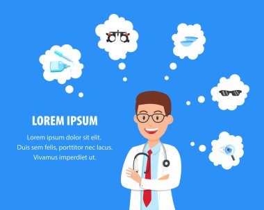 Gülümseyen Oftalmolog Klinik Hizmetleri.