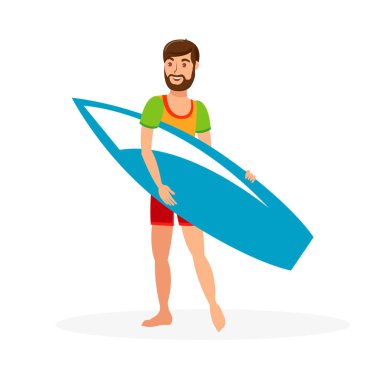 Sörf sporu, Extreme Leisure Vector Illustration