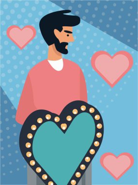 Genç Sakallı Adam Aşk Şovu Katılımcısı