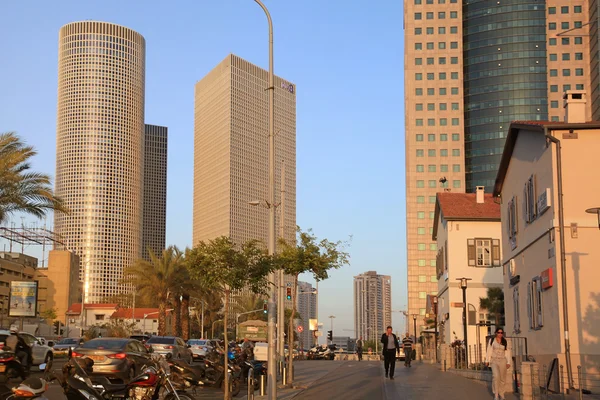 Azrieli Center and Sarona area in Tel Aviv, Israel. — Stock Photo, Image