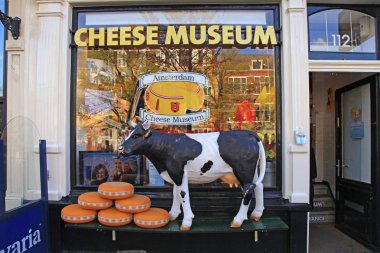 Amsterdam'ın peynir Müzesi giriş