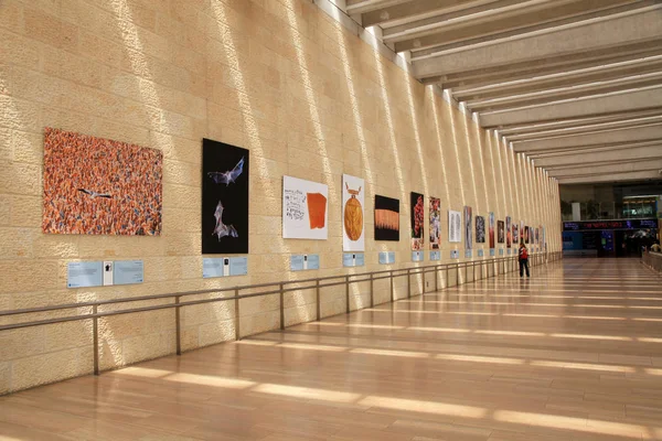 Aeroporto Internacional Ben Gurion, Tel Aviv, Israel . — Fotografia de Stock