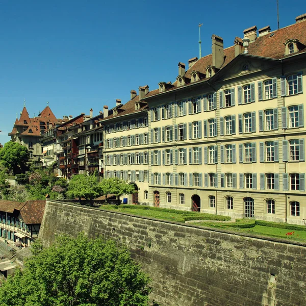 Old town of Bern, the Swiss capital and Unesco World Heritage city — Stock Photo, Image