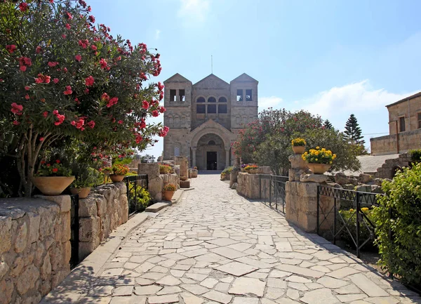 Az átváltozás bazilikája, Tabor-hegy, Galilea, Izrael — Stock Fotó