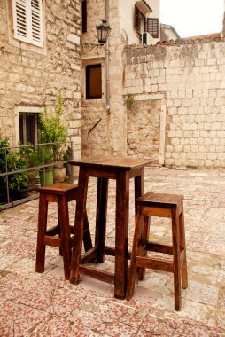 Akdeniz kent açık kafe