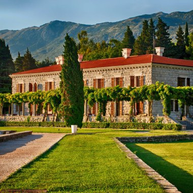 Romantik villa ile güzel açık görünüm