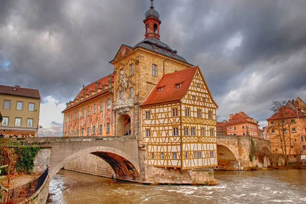 Câmara Municipal de Bamberg, Alemanha — Fotografia de Stock