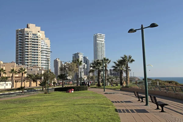 Promenade von Netanya, Island — Stockfoto