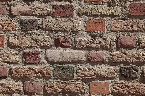 Vecchio muro di mattoni grunge — Foto Stock