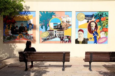 Tarihi Neve Tzedek mahalle, Tel-Aviv, İsrail