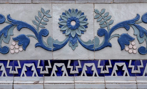 Detalhe do padrão da telha cerâmica — Fotografia de Stock