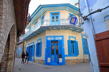 Eski dar sokakları, tarihi köy, Pano Lefkara; Kıbrıs