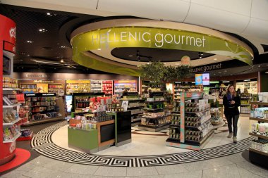 Duty free mağazaları Eleftherios Venizelos Havalimanı Atina, Yunanistan