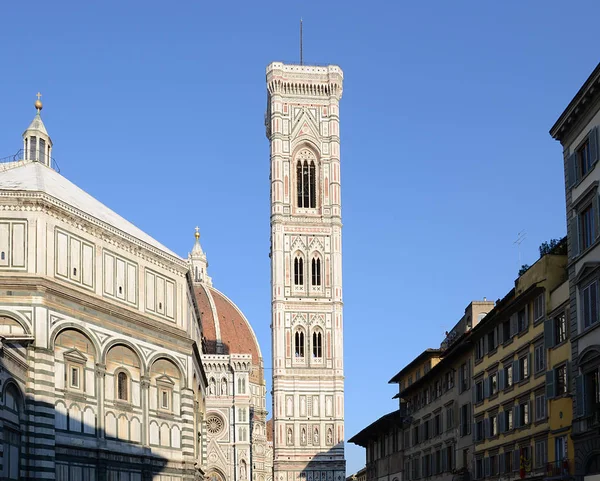 Vista Florencia Con Catedral Campanario Giotto Baptisterio — Foto de Stock