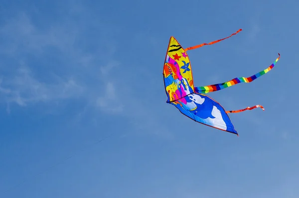 Colored Kite Flying Sky — Stock Photo, Image